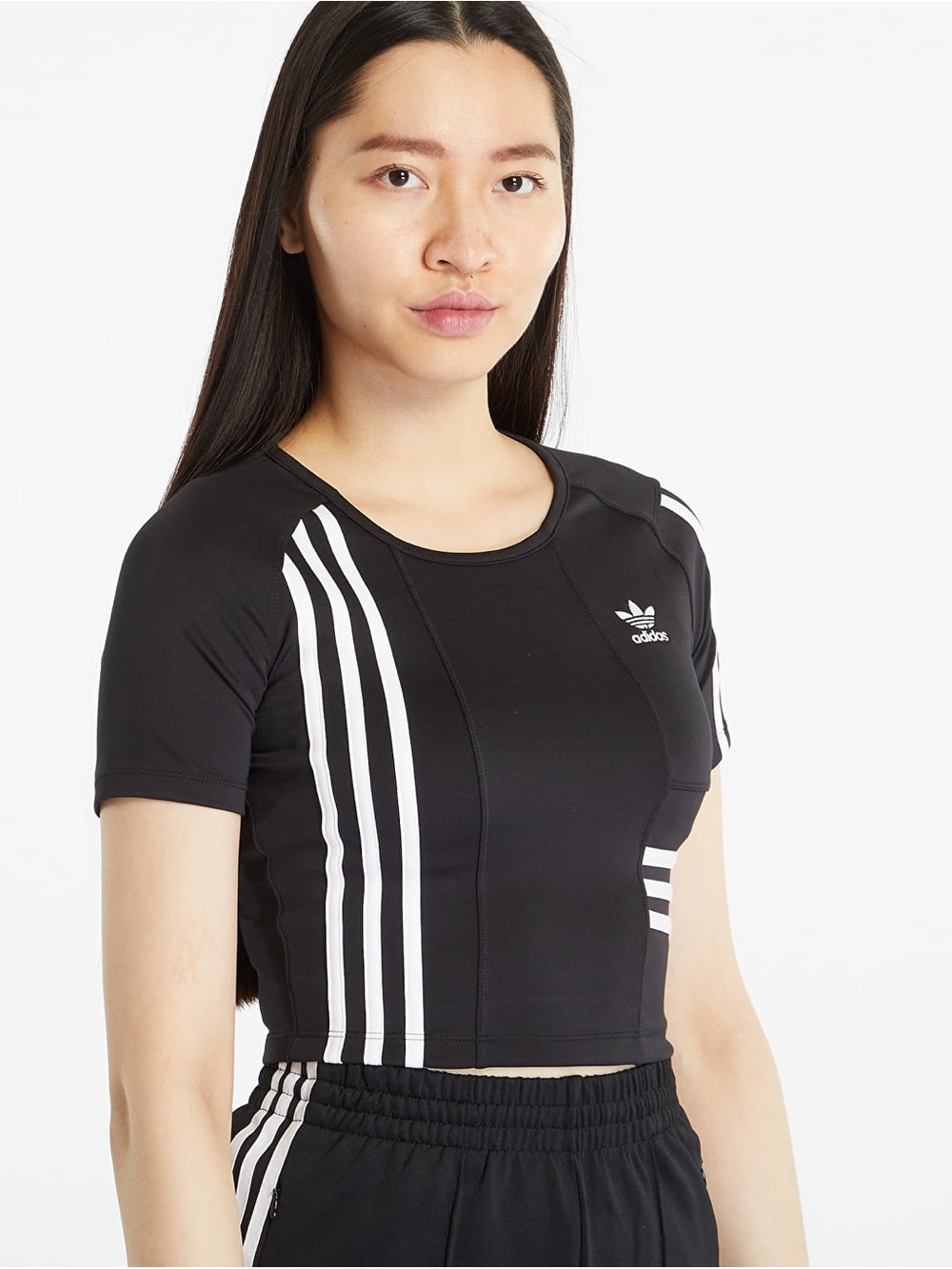 adidas Originals Black Cropped Tee
